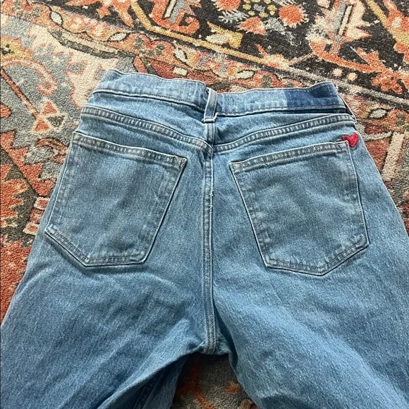 Abercrombie & Fitch Denim Blue Straight Leg Jeans - Picture 4 of 5